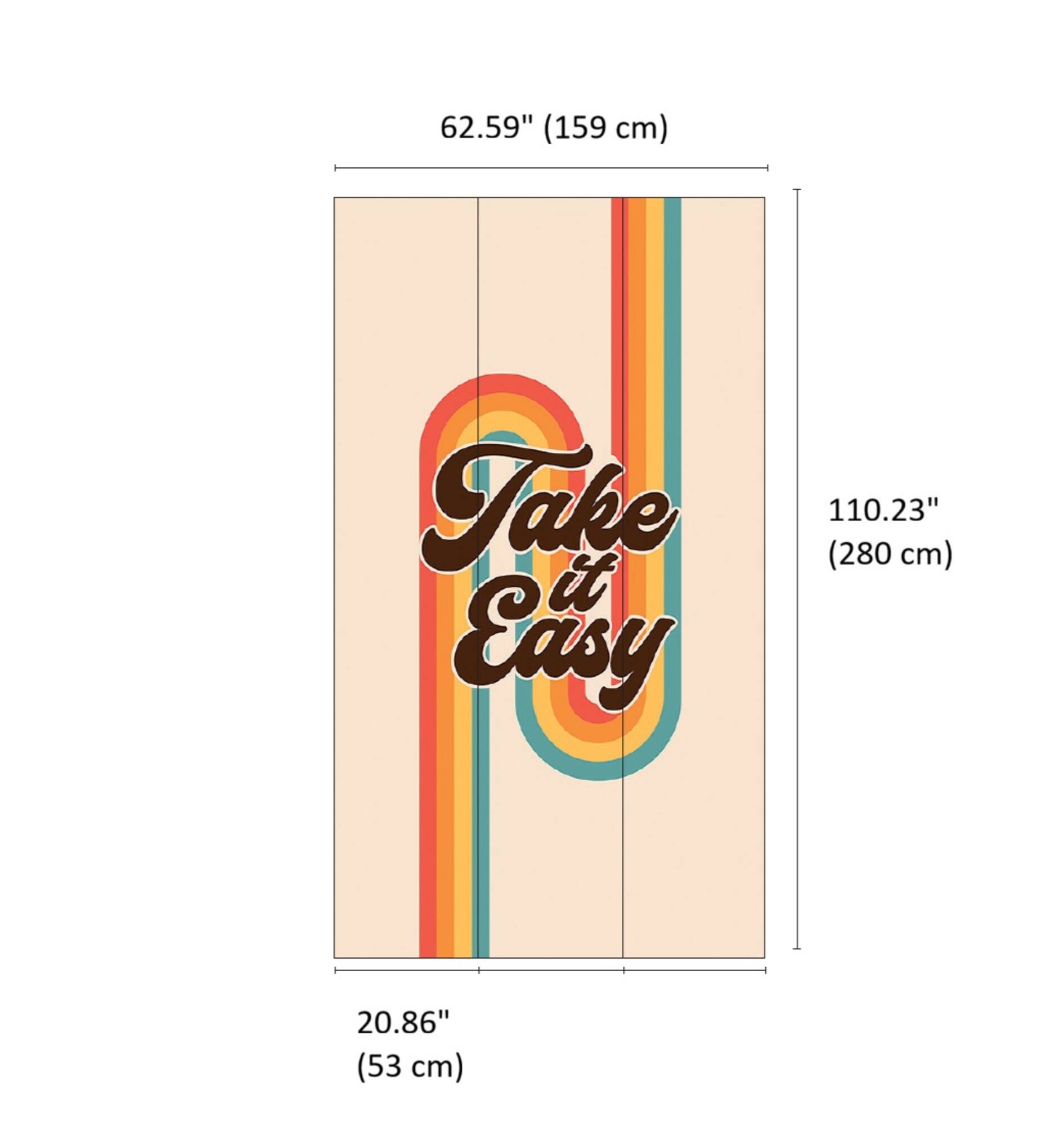 Designs Direct Take It Easy Wall Mural